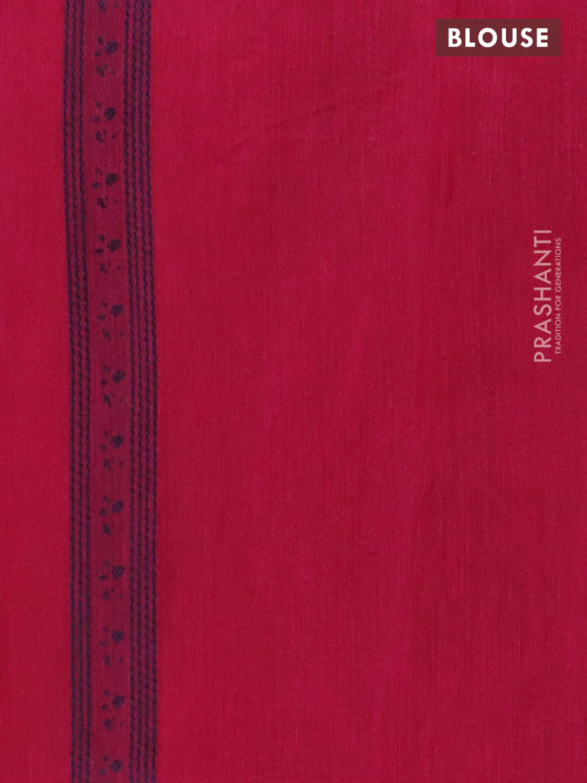 Banarasi semi matka saree dark pink with allover thread woven leaf butta weaves in borderless style - Image 4