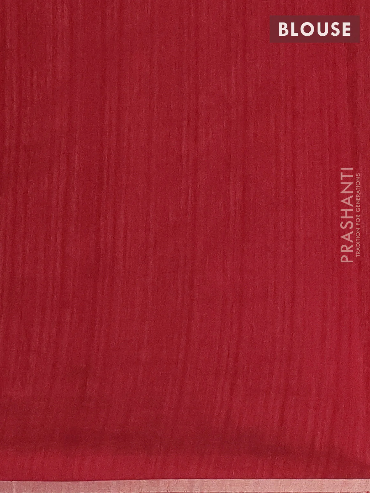 Banarasi semi matka saree maroon with silver & gold zari woven buttas and zari woven piping border - Image 4