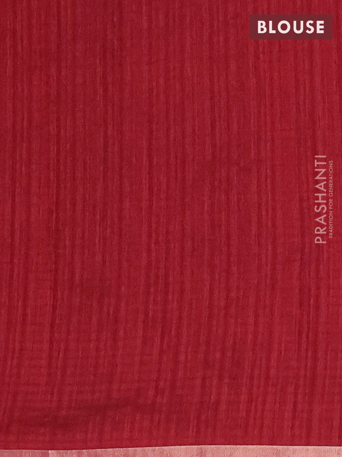 Banarasi semi matka saree maroon with silver & gold zari woven buttas and zari woven piping border - Image 4