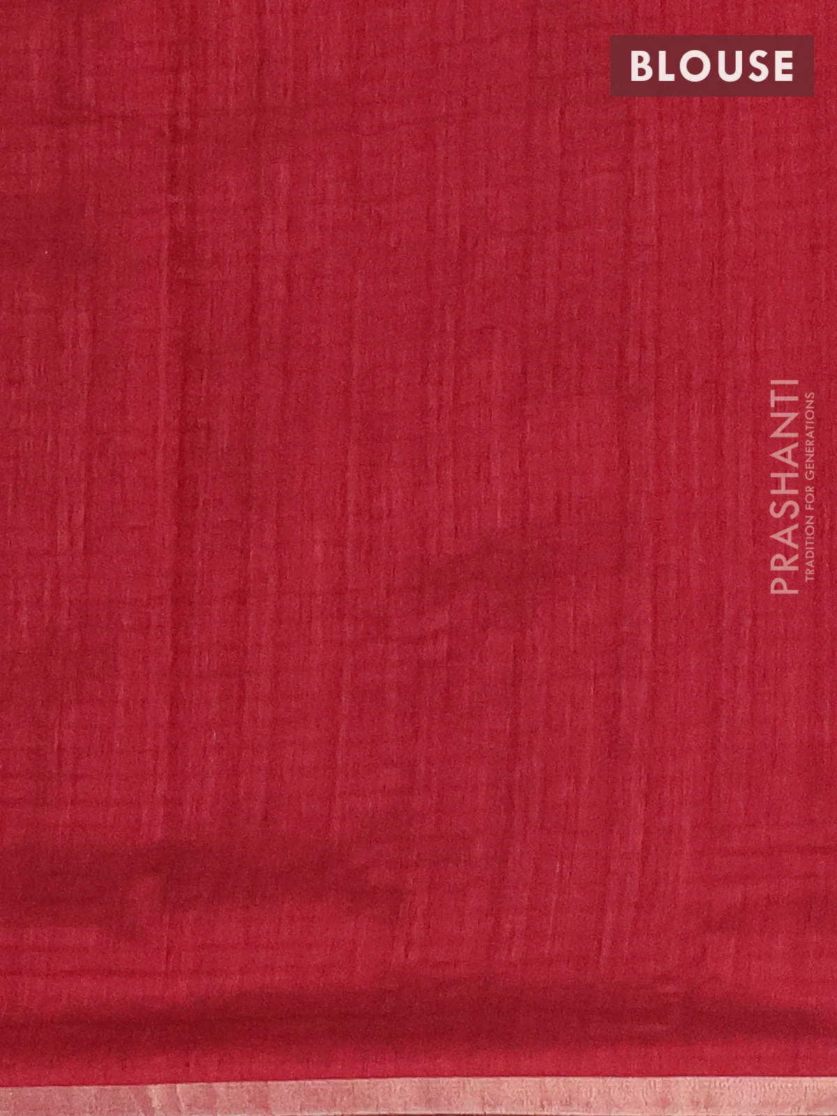 Banarasi semi matka saree maroon with silver & gold zari woven buttas and zari woven piping border - Image 4