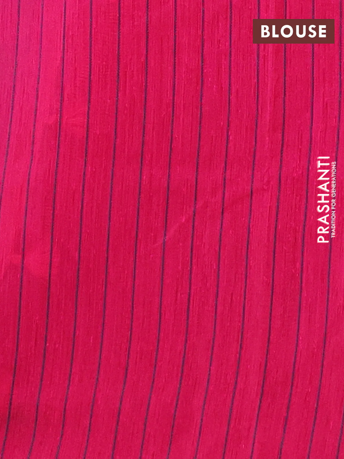 Banarasi semi matka saree pink and blue with allover thread weaves in borderless style - Image 4