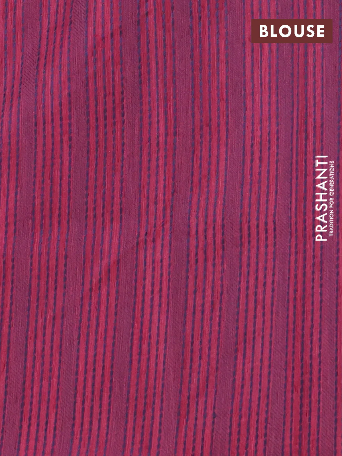 Banarasi semi matka saree pink shade with allover thread weaves in borderless style - Image 4