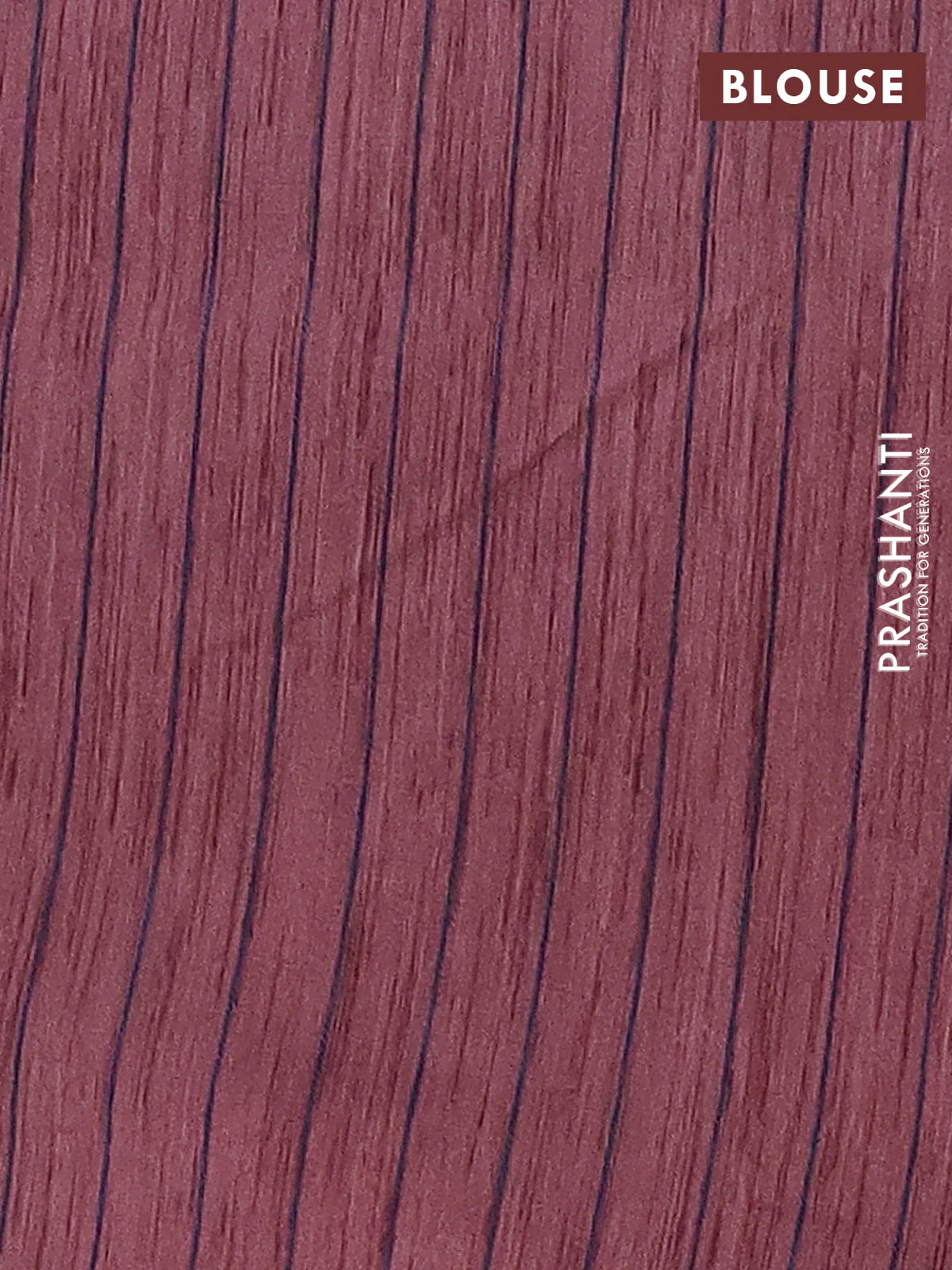 Banarasi semi matka saree rosy brown with allover thread weaves in borderless style - Image 4