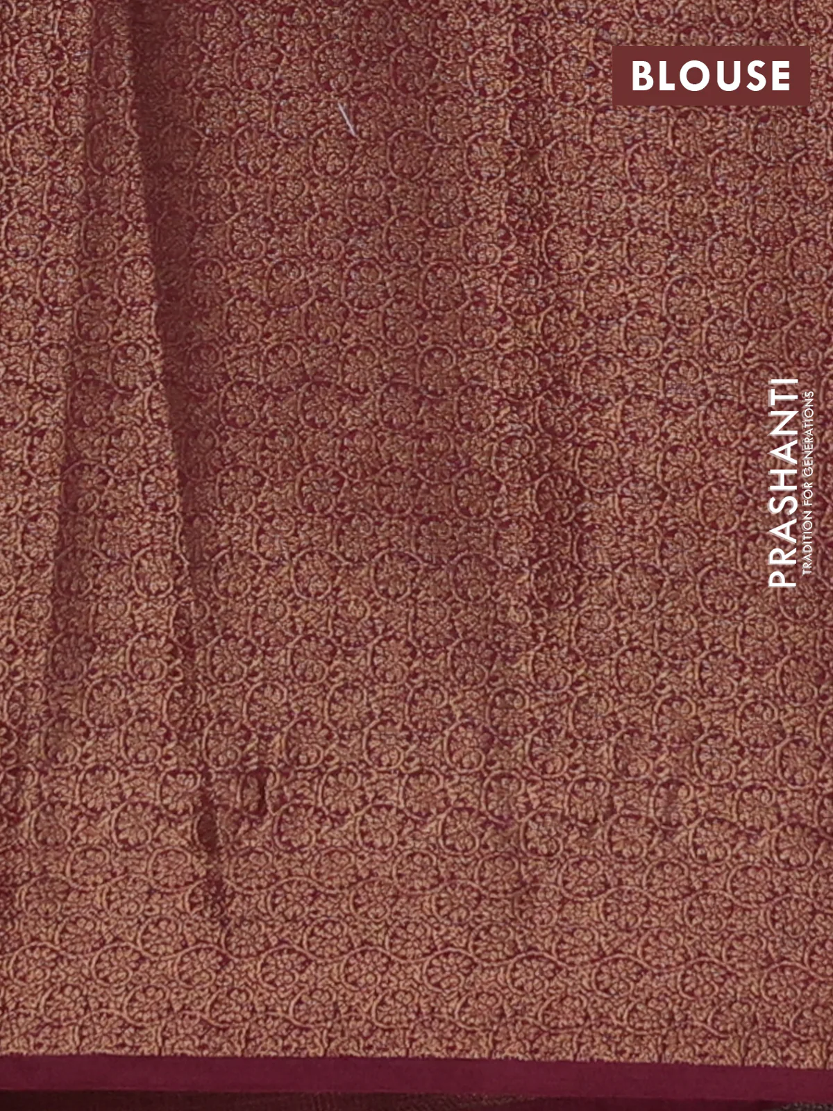 Banarasi semi matka saree teal blue shade and wine shade with thread & zari woven buttas and banarasi style border - Image 4