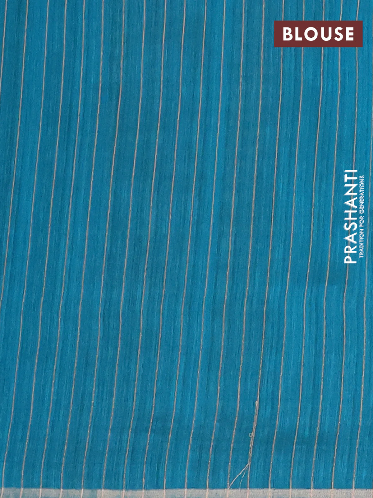 Banarasi semi matka saree teal green shade with allover zari woven geometric buttas and woven border - Image 4