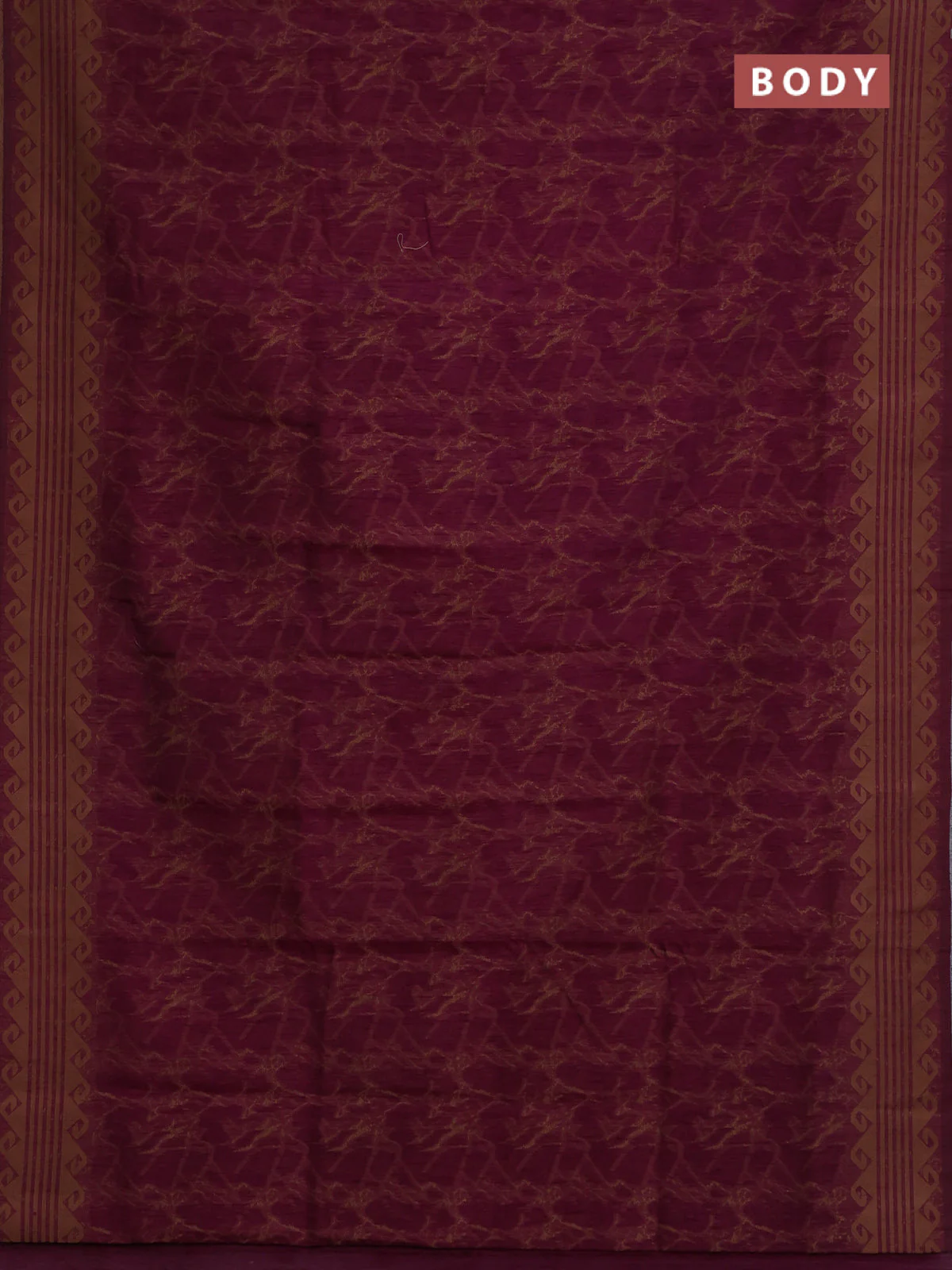 Banarasi semi matka saree wine shade with allover thread weaves and thread woven border - Image 2