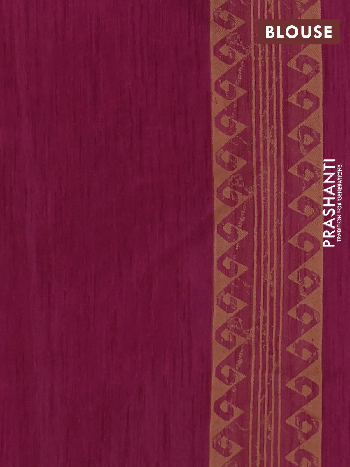 Banarasi semi matka saree wine shade with allover thread weaves and thread woven border - Image 4