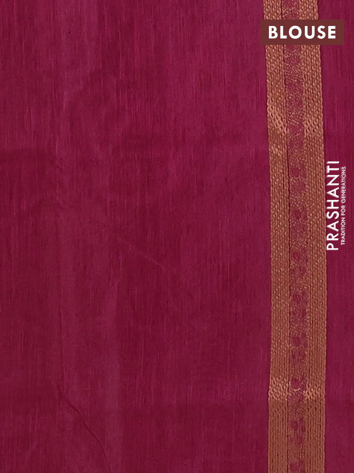 Banarasi semi matka saree wine shade with allover thread woven leaf butta weaves in borderless style - Image 4