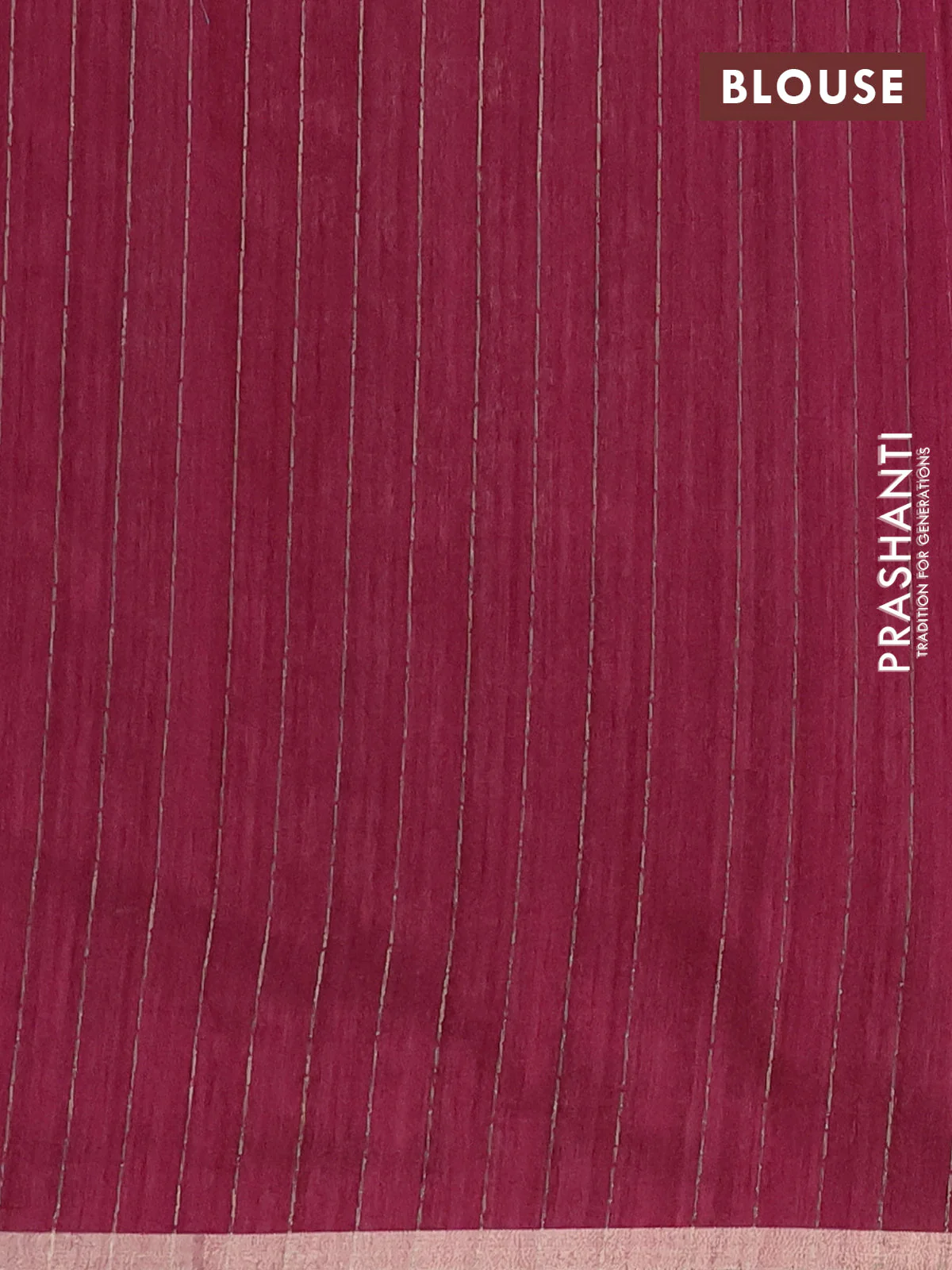 Banarasi semi matka saree wine shade with allover zari woven geometric buttas and woven border - Image 4