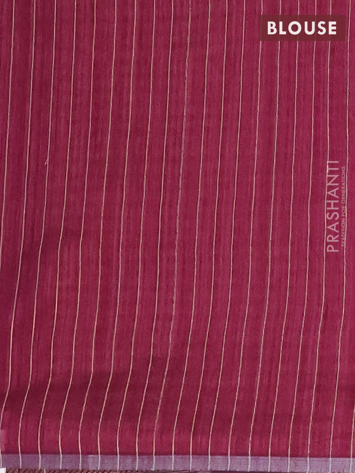 Banarasi semi matka saree wine shade with allover zari woven geometric buttas and woven border - Image 4