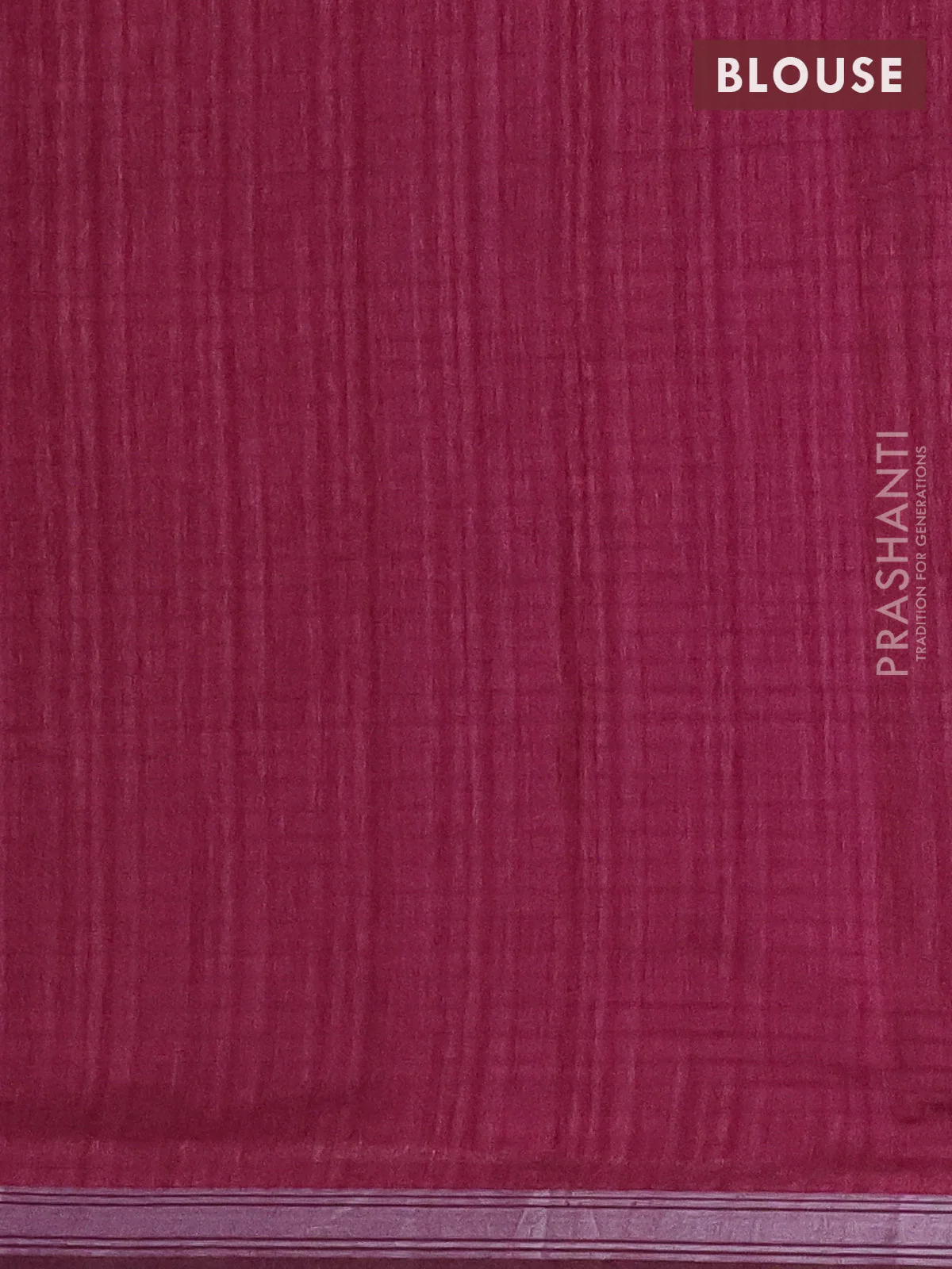 Banarasi semi matka saree wine shade with silver & gold zari woven buttas and temple design zari woven border - Image 4