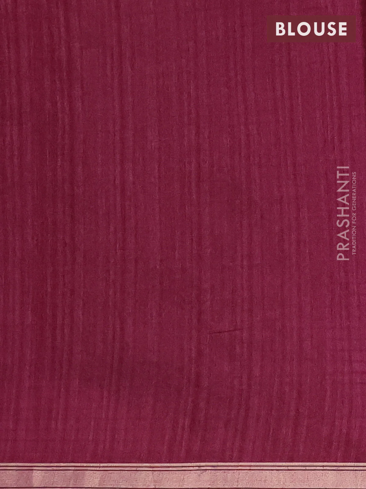 Banarasi semi matka saree wine shade with silver zari woven buttas and zari woven border - Image 4