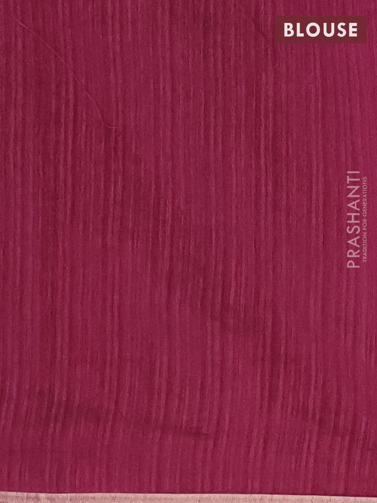 Banarasi semi matka saree wine shade with thread & silver zari woven buttas and zari woven piping border - Image 4