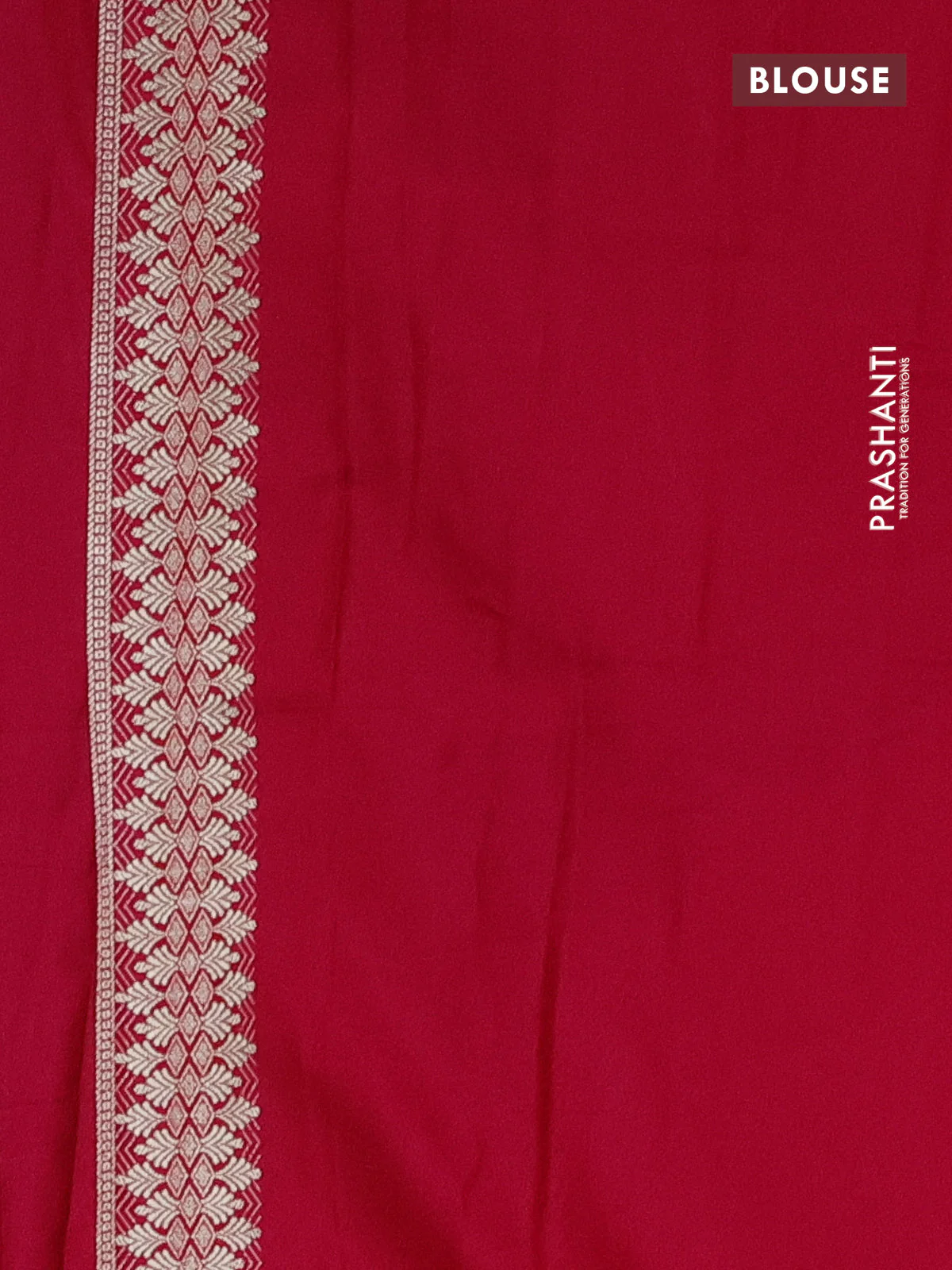 Banarasi semi mushru silk saree dual shade of pink with allover self emboss & zari weaves and zari woven border - Image 3