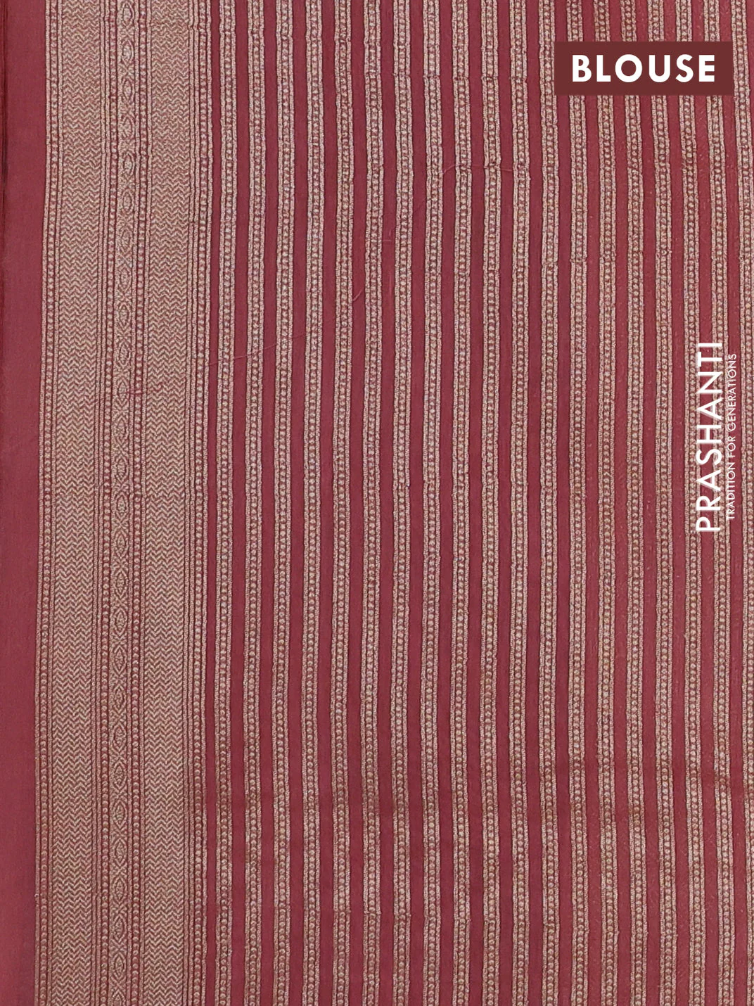 Banarasi silk cotton saree bluish grey and peach pink with allover zari woven buttas and zari woven border - Image 3