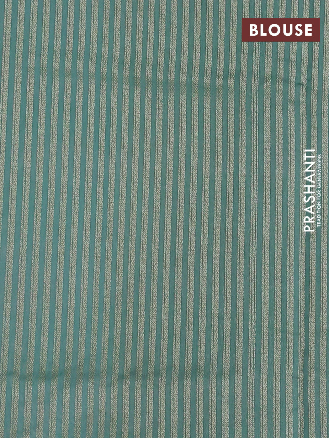 Banarasi silk cotton saree grey and green shade with zari woven buttas and woven border - Image 3