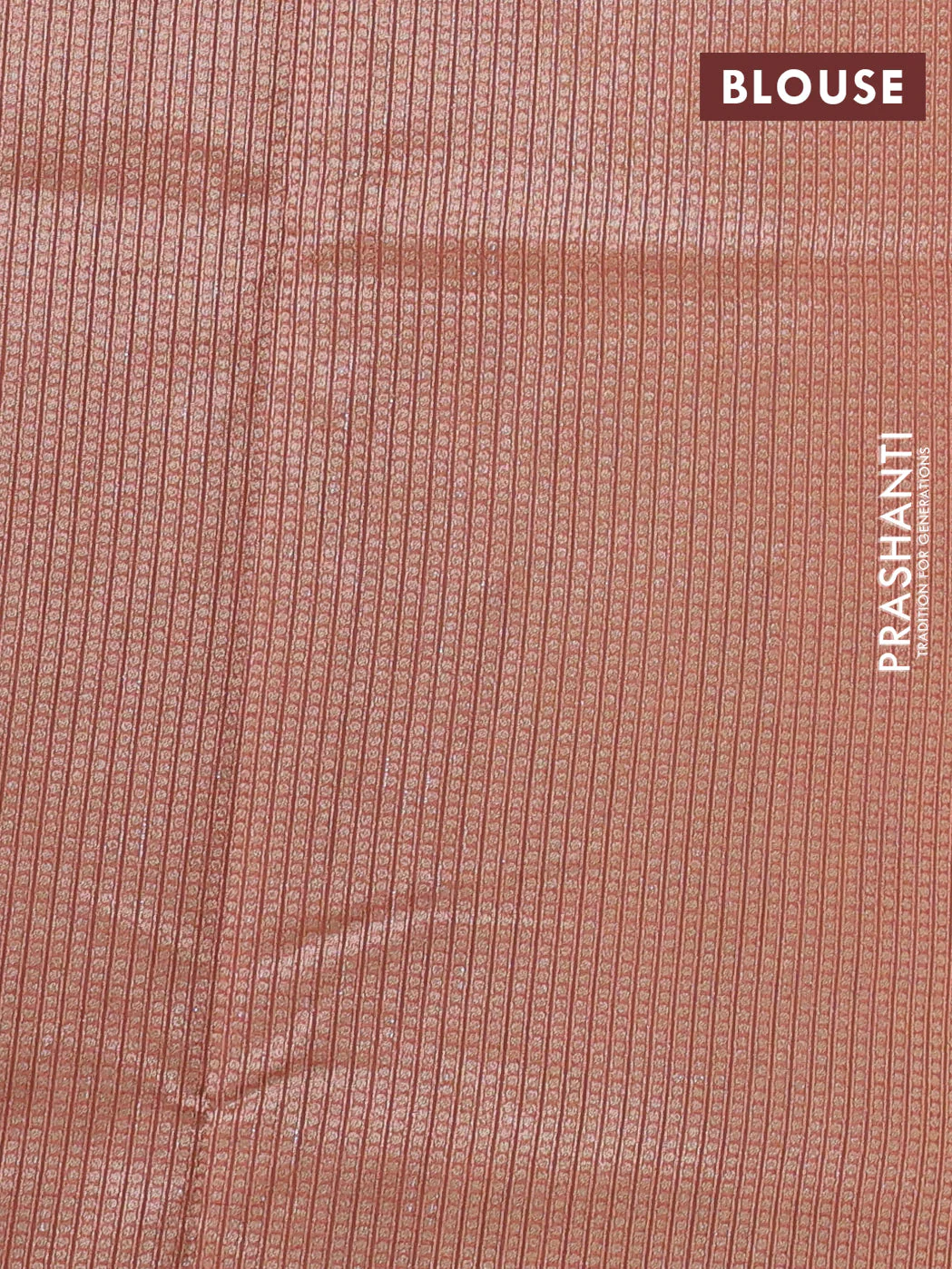 Banarasi silk cotton saree light green and peach pink with allover zari woven buttas and zari woven border - Image 3
