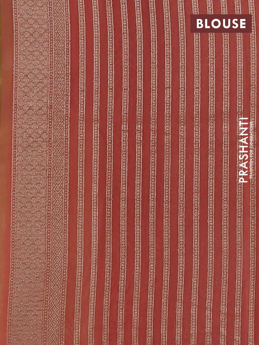 Banarasi silk cotton saree light green and peach shade with allover pichwai zari woven butta weaves and zari woven border - Image 3