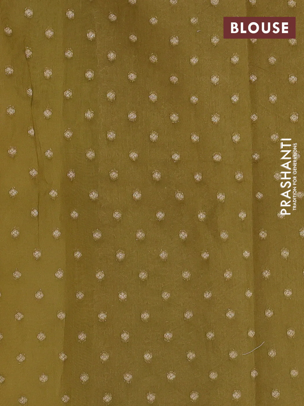 Banarasi silk cotton saree lime green with allover zari weaves and zari woven border - Image 3