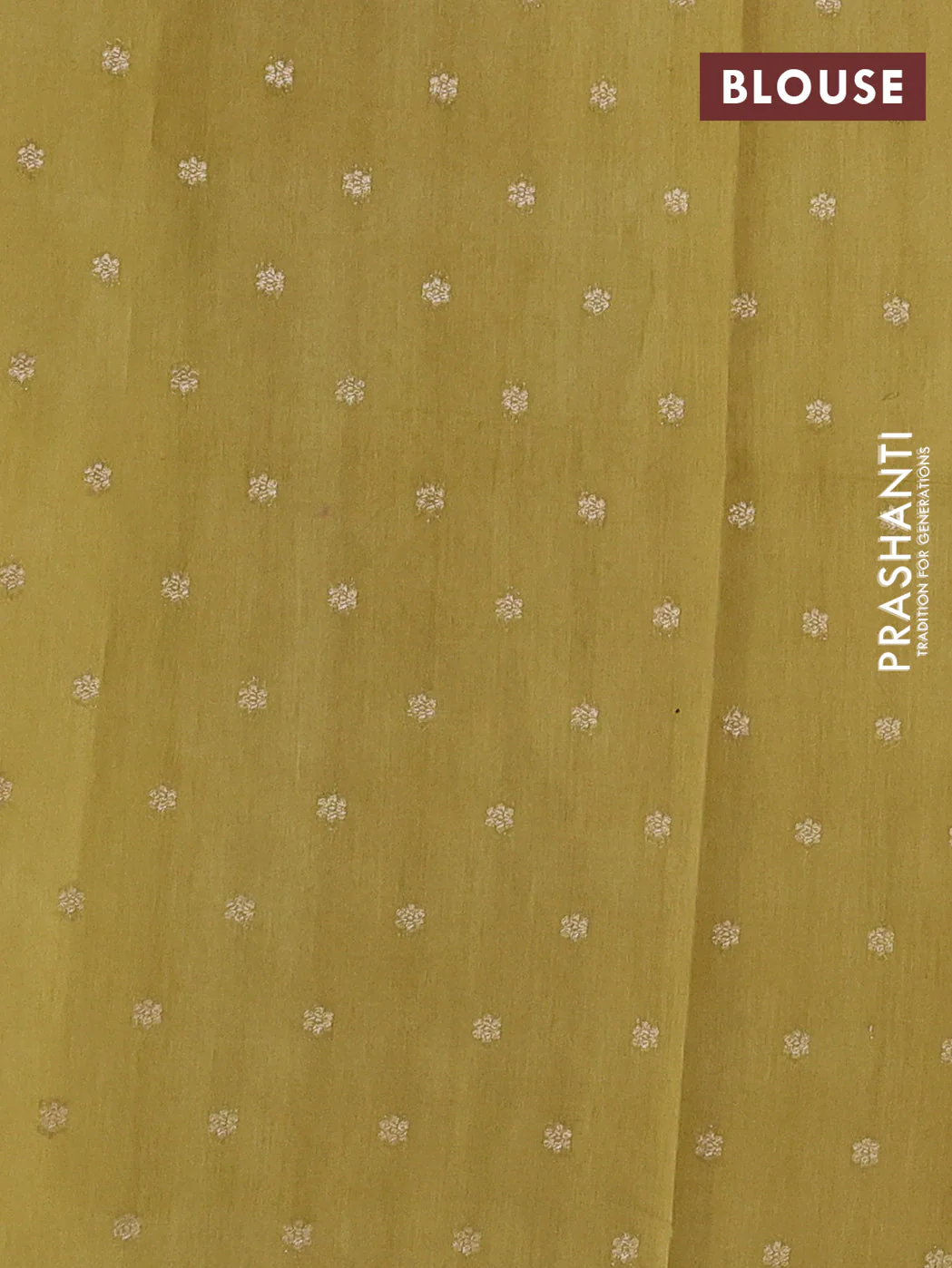Banarasi silk cotton saree pale yellow and mustard yellow with allover zigzag zari weaves and zari woven border - Image 3