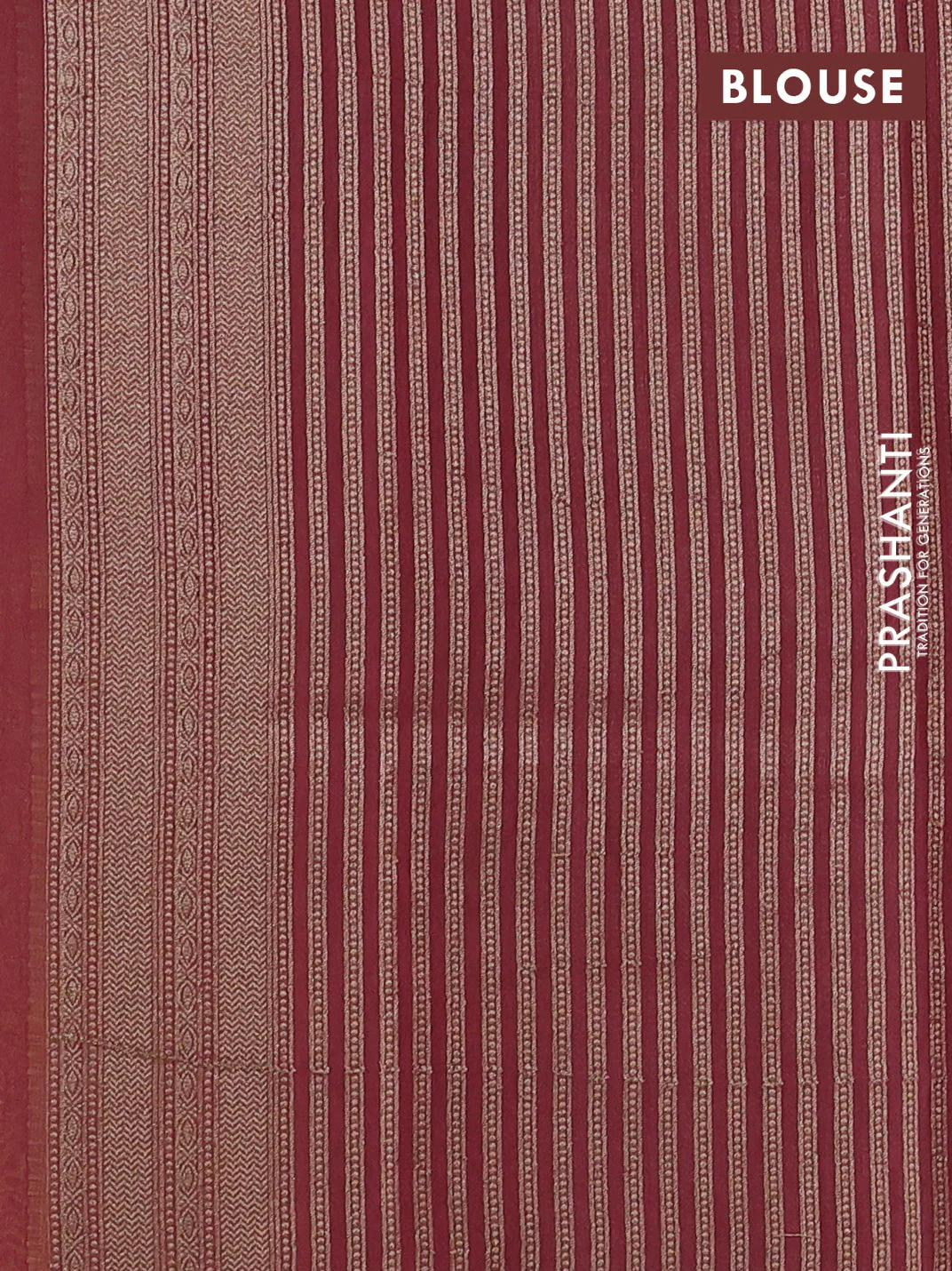 Banarasi silk cotton saree pale yellow and pastel maroon with allover zari woven buttas and zari woven border - Image 3