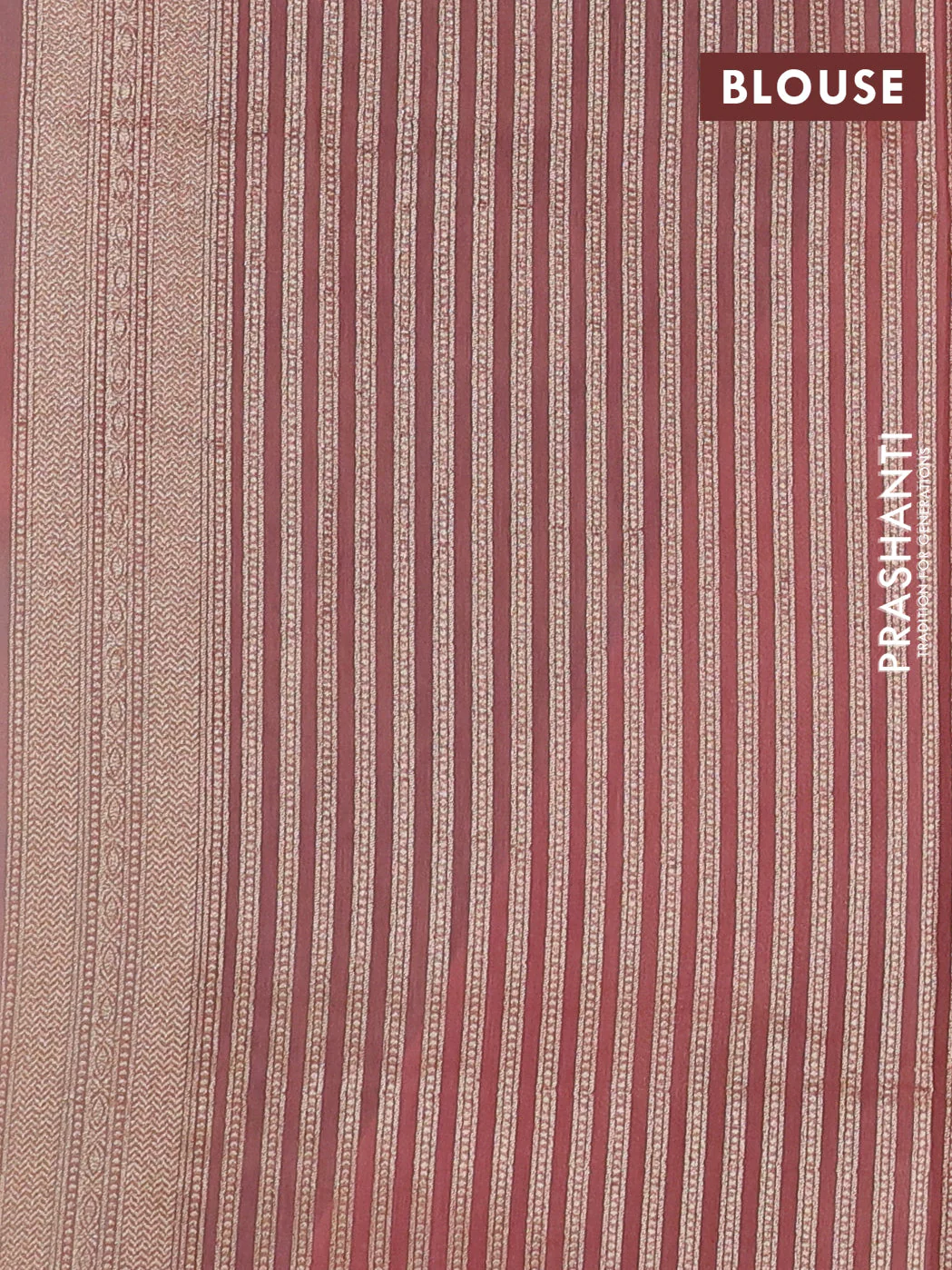 Banarasi silk cotton saree pastel green and peach pink with allover zari woven buttas and zari woven border - Image 3