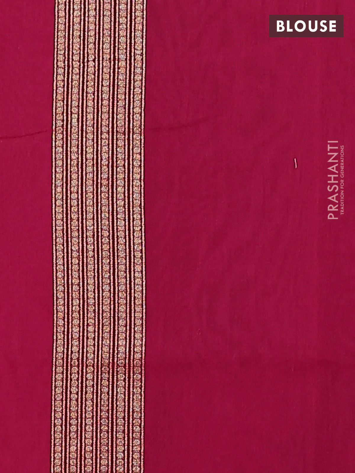 Banarasi silk cotton saree pink with allover thread & zari woven buttas and zari woven border - Image 3