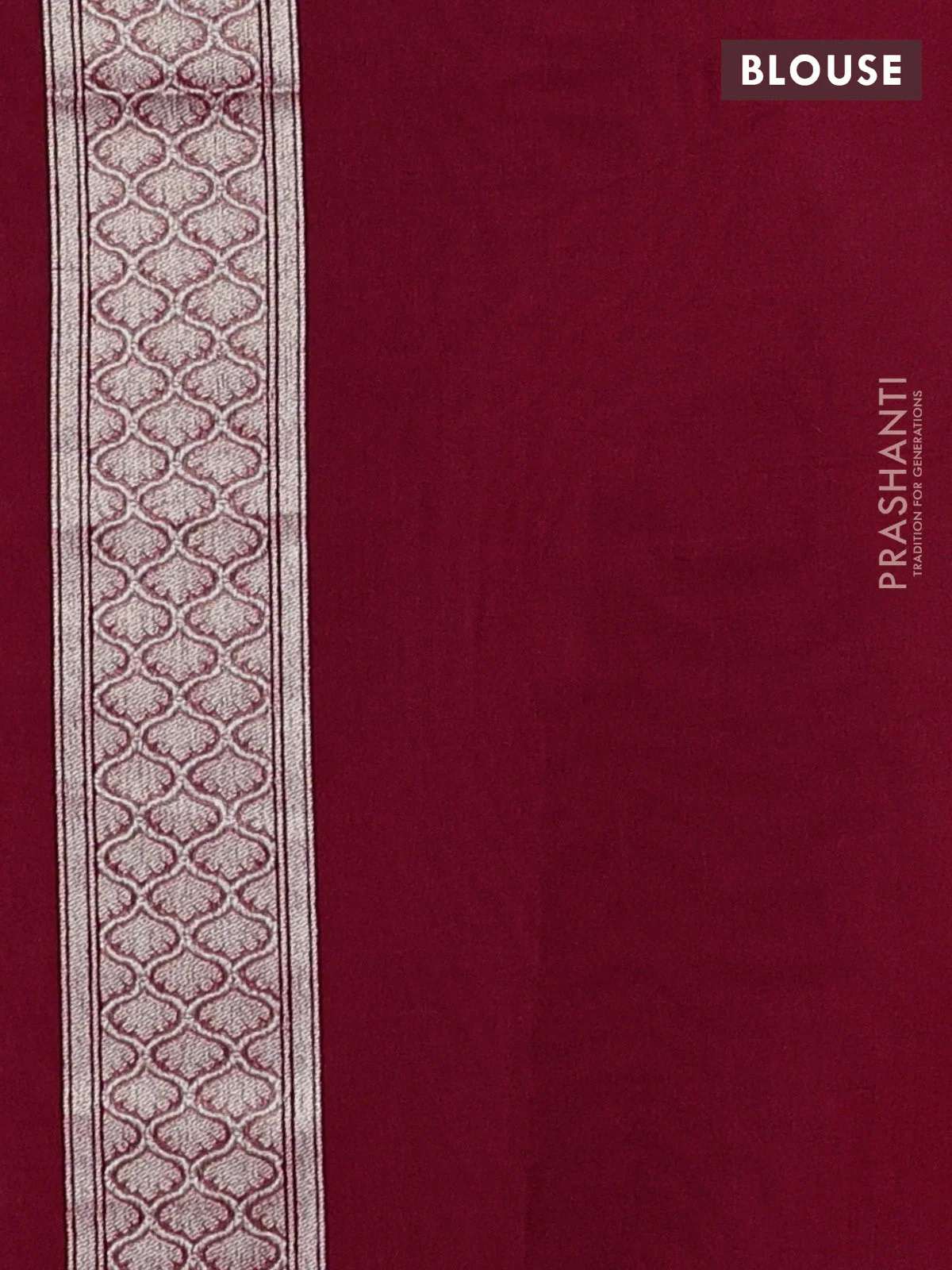 Banarasi silk cotton saree pink with allover thread & zari woven buttas and zari woven border - Image 3