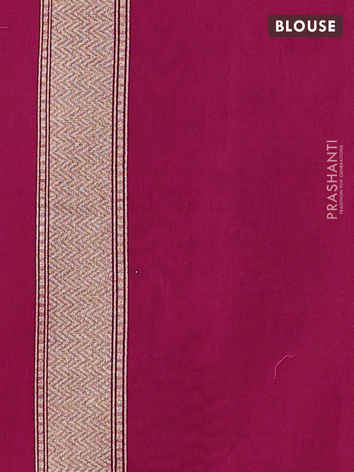 Banarasi silk cotton saree pink with allover zari weaves and zari woven border - Image 3
