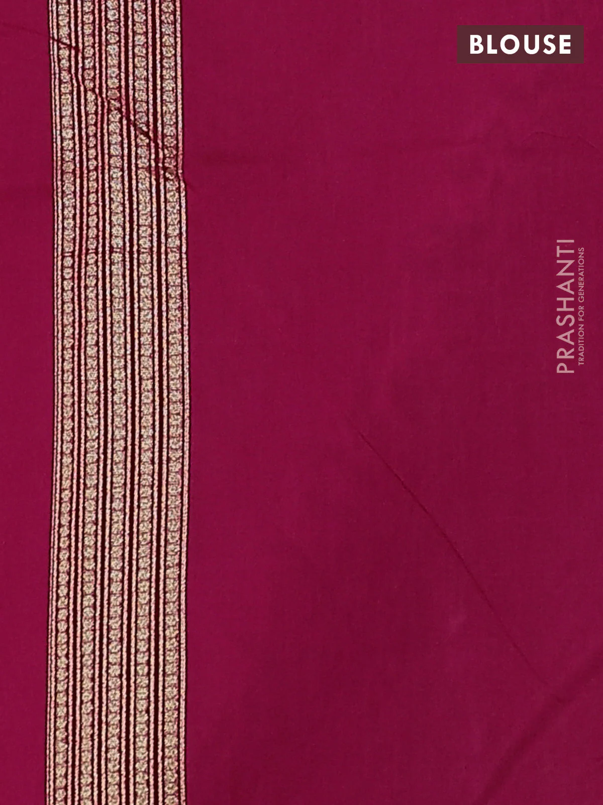 Banarasi silk cotton saree pink with allover zari woven buttas and zari woven border - Image 3