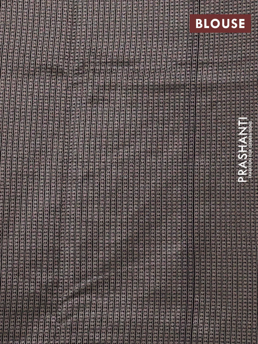 Banarasi silk cotton saree wine shade and coffee brown with allover zari woven buttas and zari woven border - Image 3