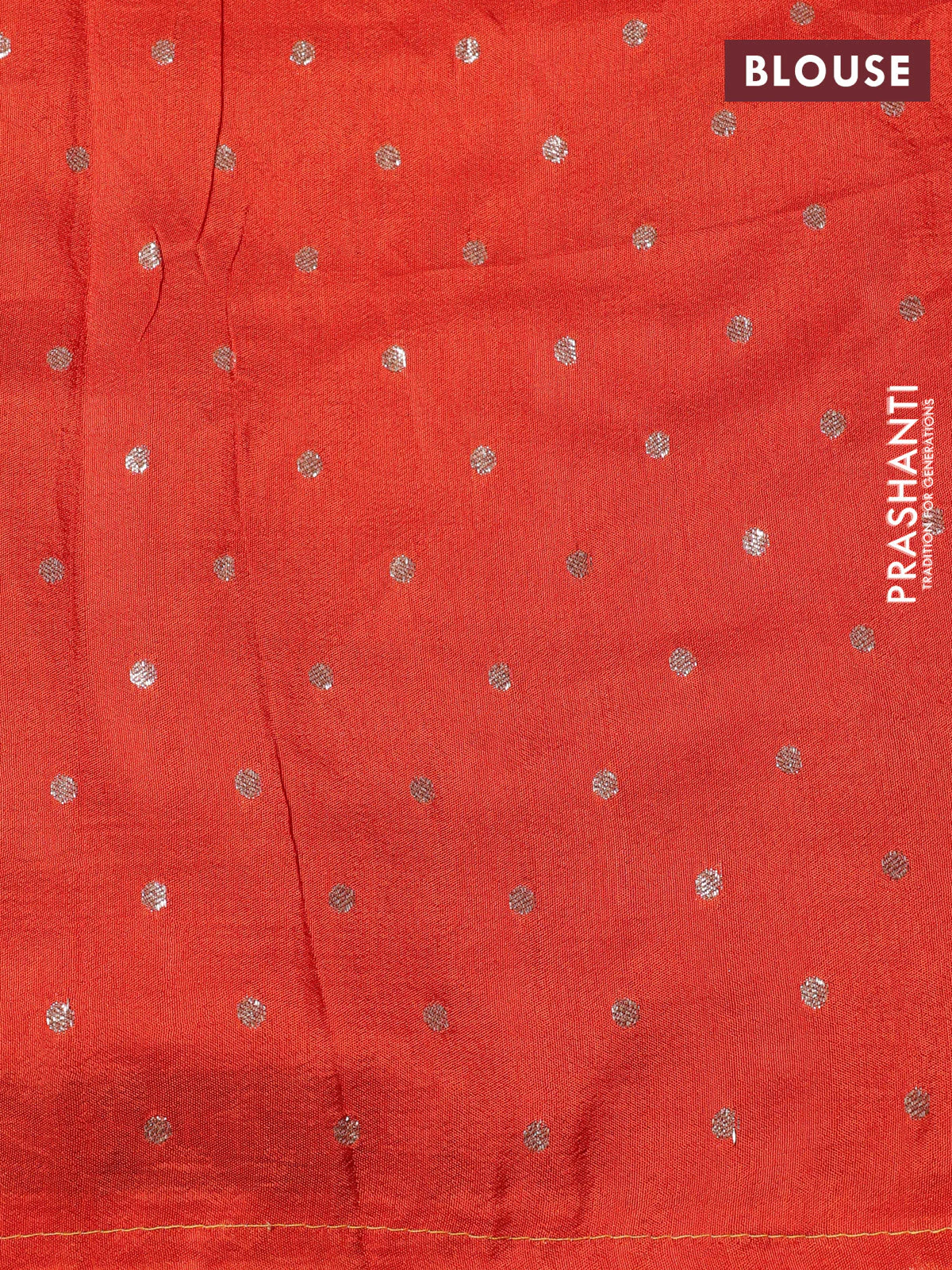 Banarasi silk saree pink and orange with zari woven brids buttas and zari woven border - Image 4