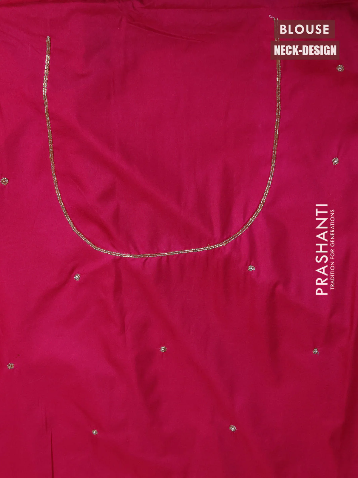 Banarasi silk saree pink with allover zari woven brocade weaves and embroidery mirror work border - Image 5