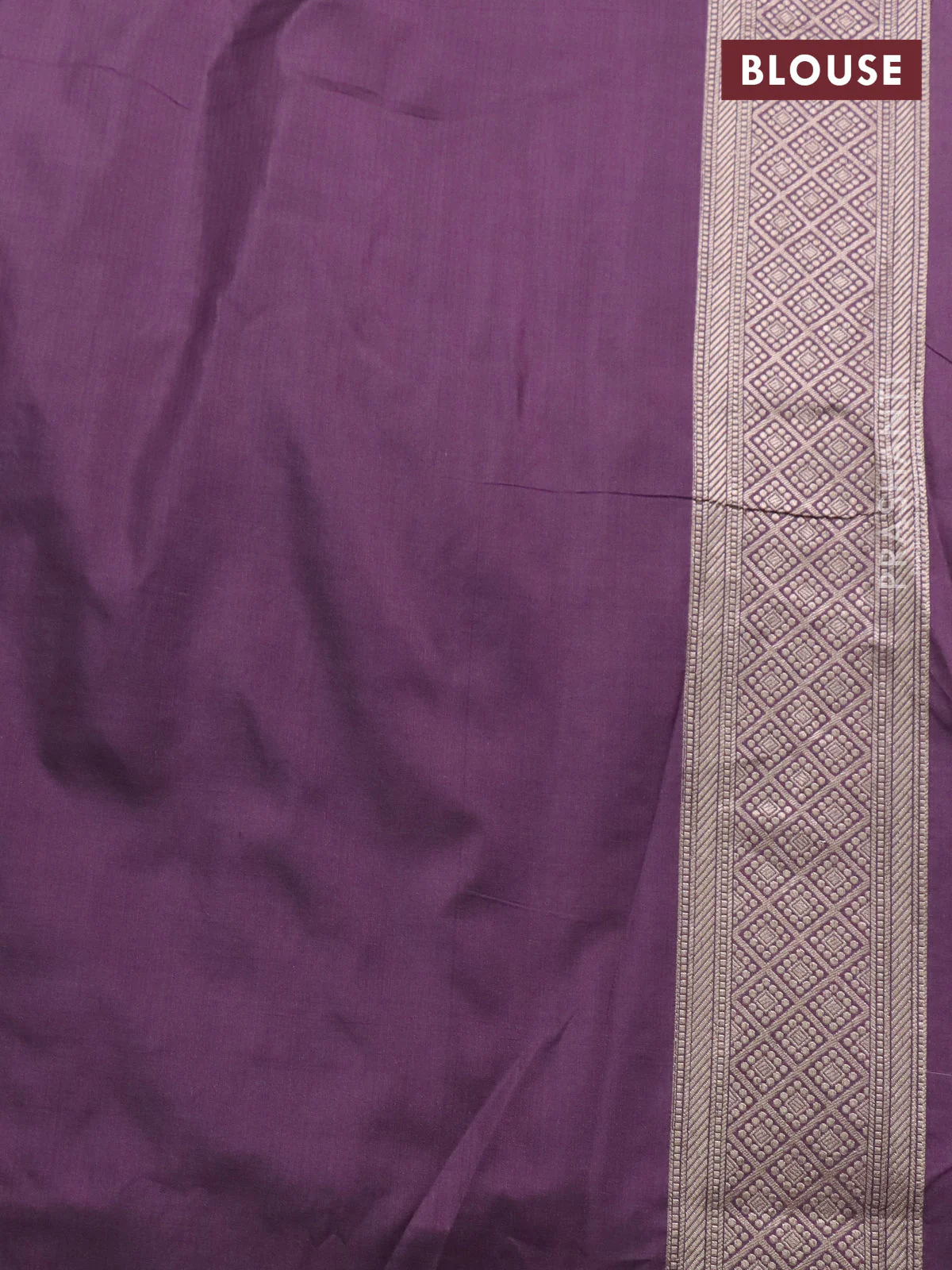 Banarasi uppada silk saree pastel purple with allover zari woven buttas and zari woven border - Image 8