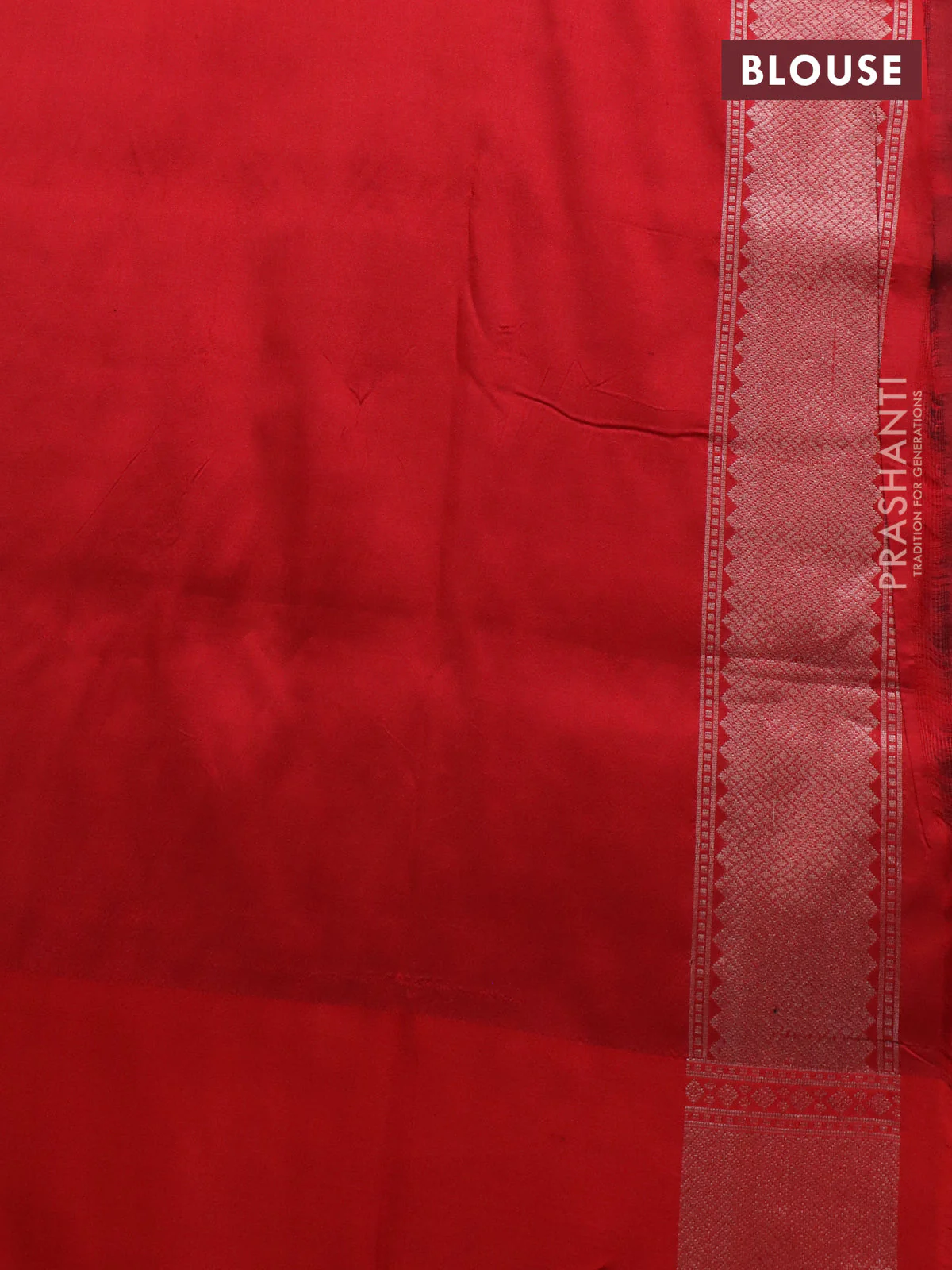 Banarasi uppada silk saree purple and red with zari weaves & buttas and zari woven border - Image 4