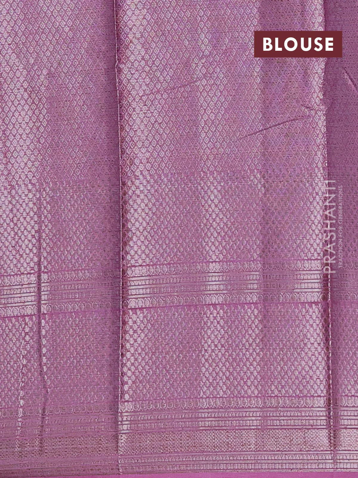 Banarasi warm silk saree coffee brown and pastel pink with allover thread & zari woen buttas and zari woven border - Image 4