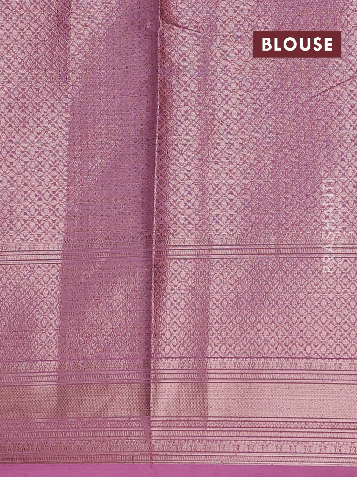 Banarasi warm silk saree coffee brown and pastel pink with allover thread & zari woven buttas and zari woven border - Image 4