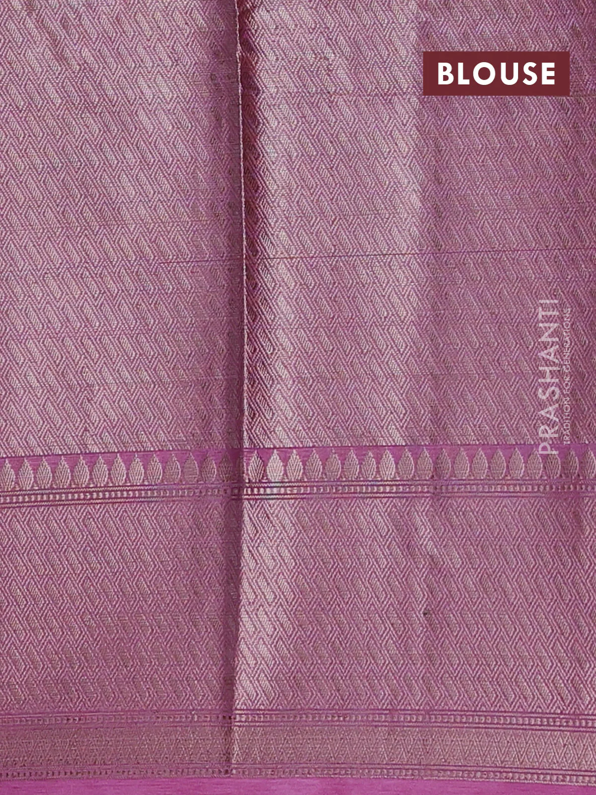 Banarasi warm silk saree deep maroon and mauve pink with allover thread & zari woven buttas and zari woven border - Image 4