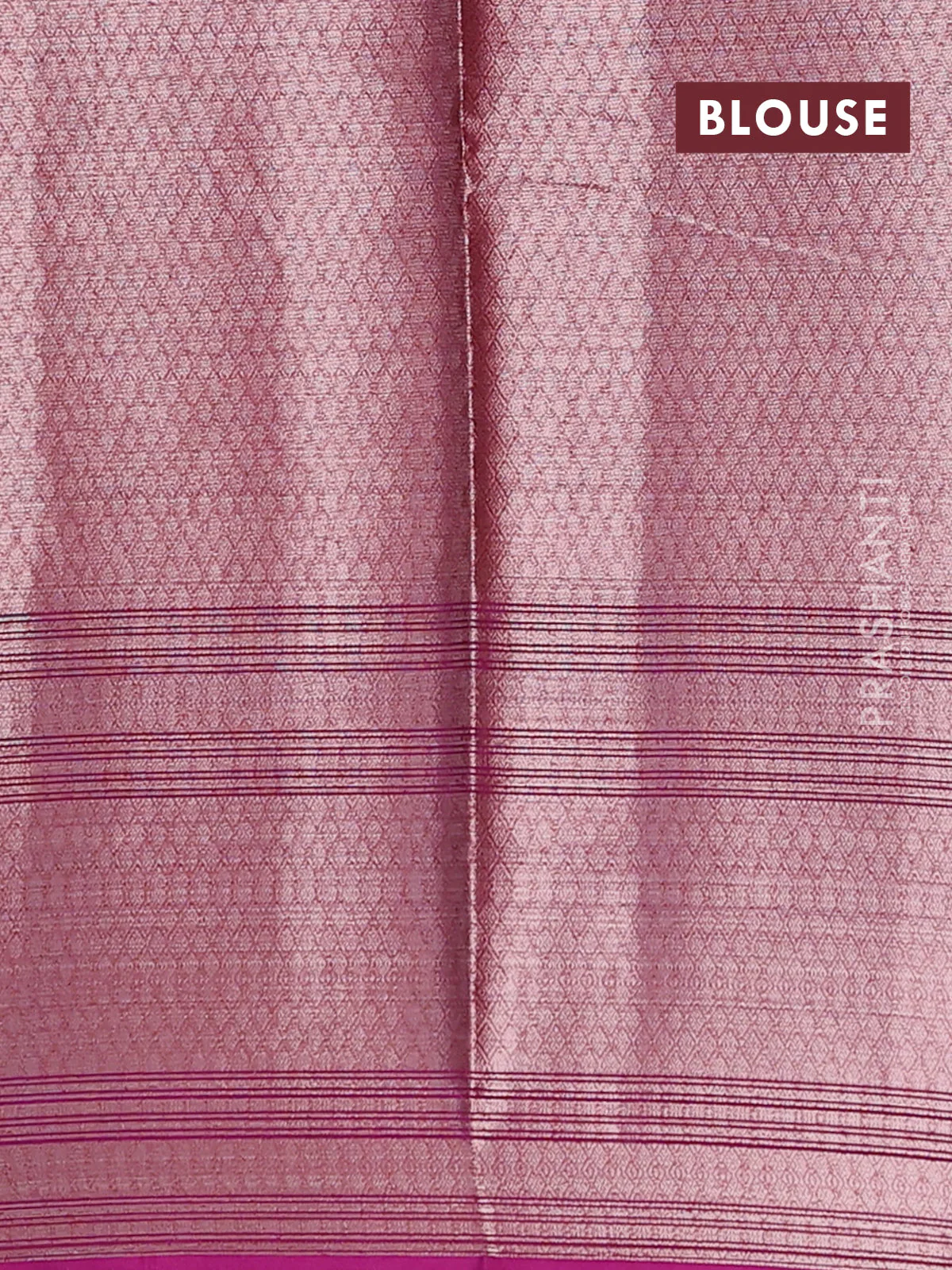 Banarasi warm silk saree lavender and purple with allover thread & zari woven buttas and zari woven border - Image 4
