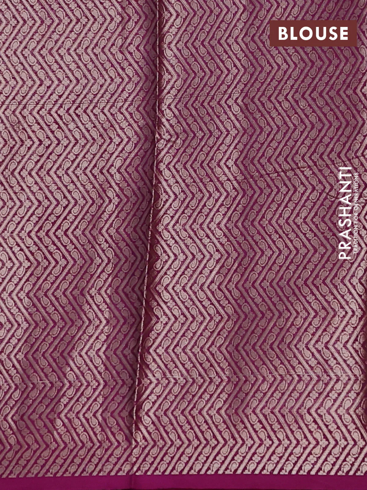 Banarasi warm silk saree lavender and wine shade with allover thread & zari woven buttas and zari woven border - Image 4