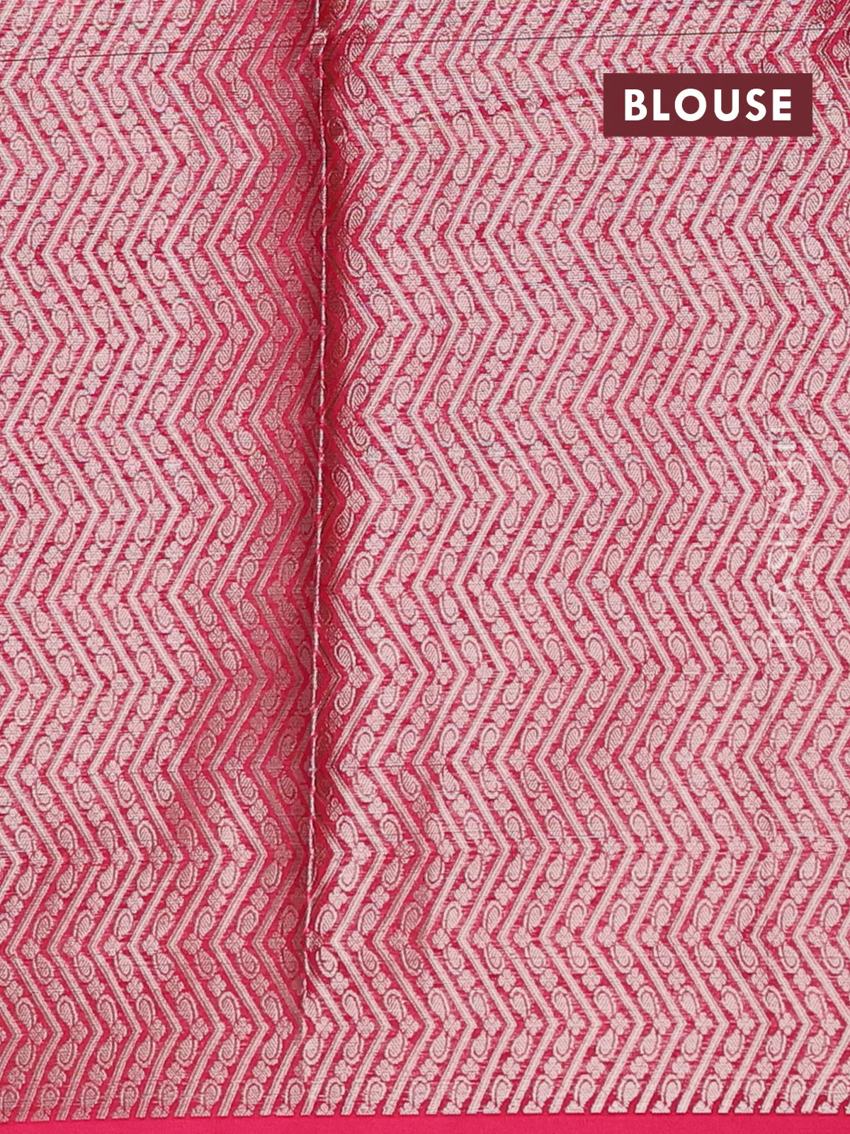 Banarasi warm silk saree light pink and pink with allover thread & zari woven buttas and zari woven border - Image 4