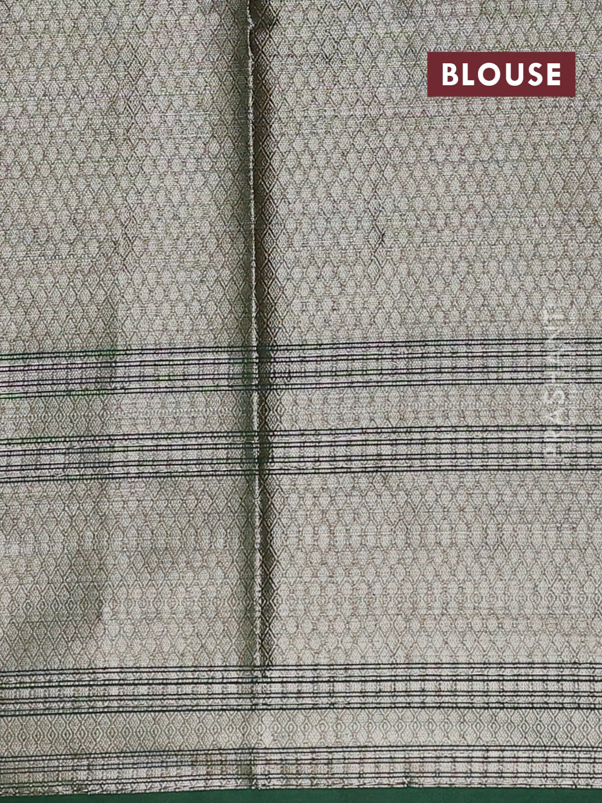 Banarasi warm silk saree pastel green and green with allover thread & zari woven buttas and zari woven border - Image 4