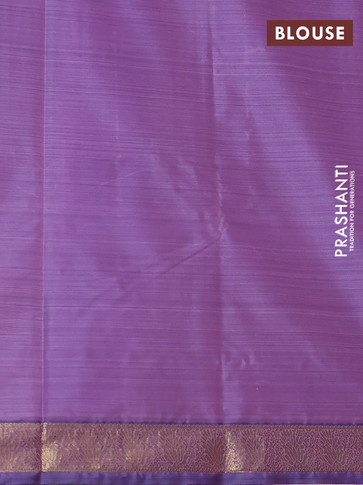 Bangalori semi silk saree light pink and purple with allover elephant butta ikat weaves and zari woven border - Image 3