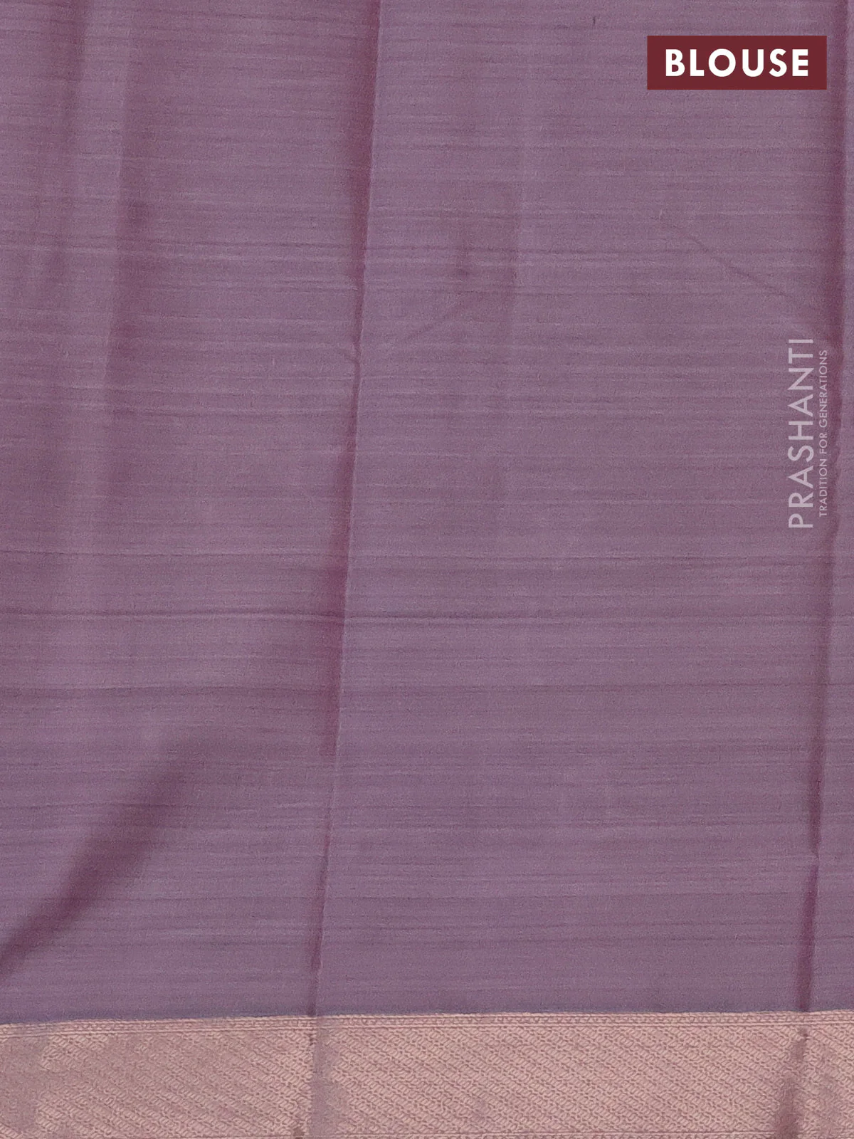 Bangalori semi silk saree peach pink and grey with elephant butta ikat weaves and zari woven border - Image 3