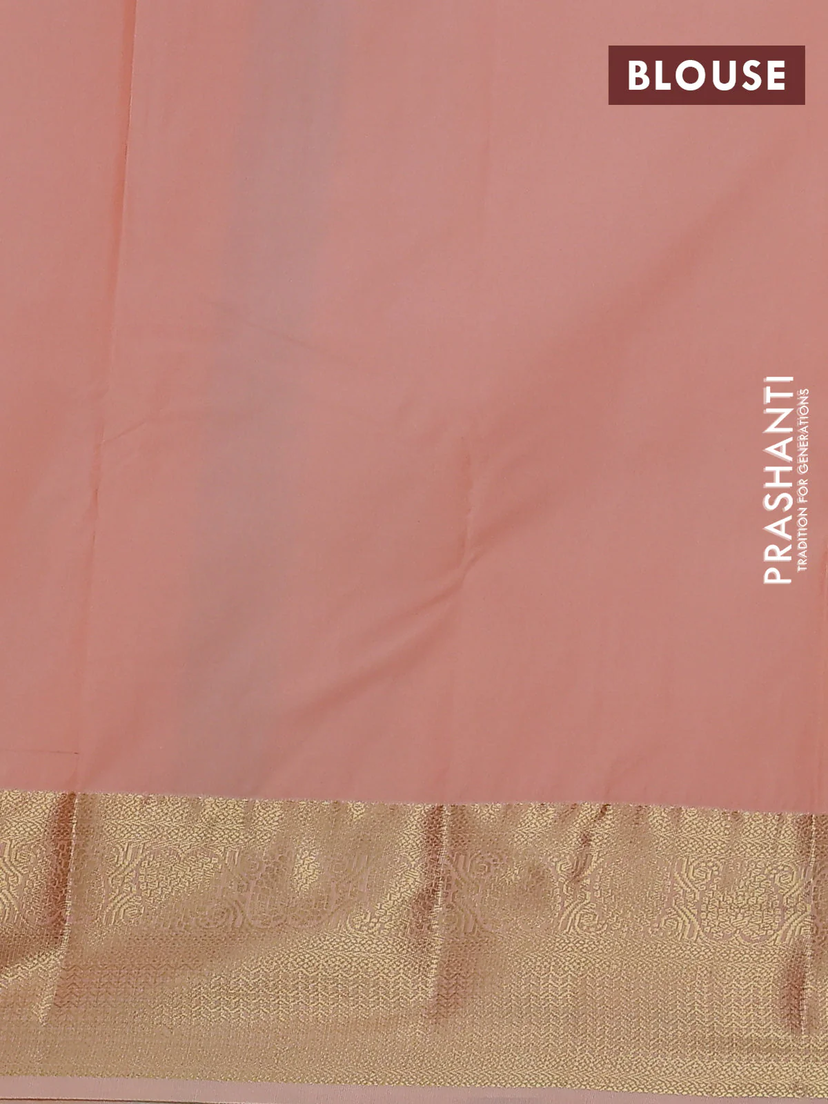 Bangalori silk saree dark green and peach shade with zari woven buttas and zari woven border - Image 2