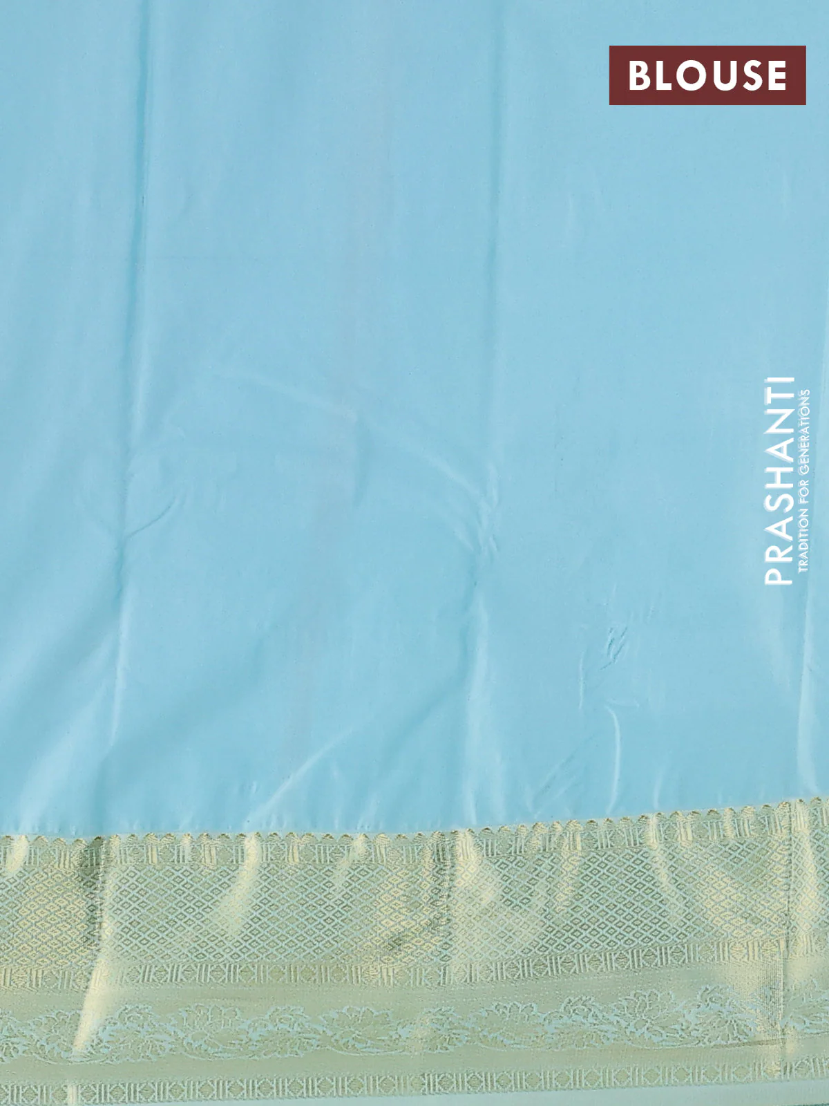 Bangalori silk saree dual shade of maroon and pastel green with allover zari stripe pattern and zari woven border - Image 2