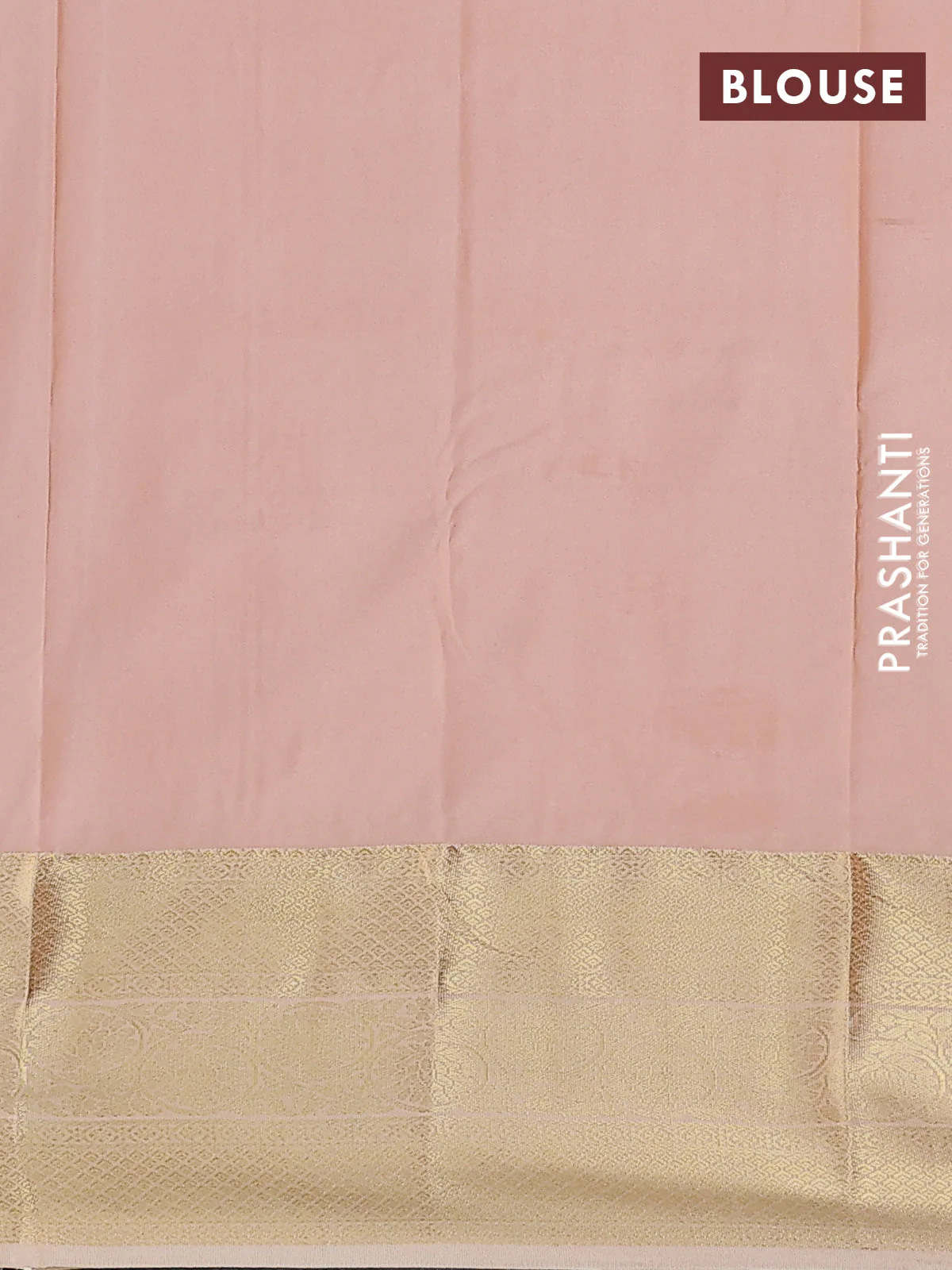 Bangalori silk saree green and cream with zari woven buttas and zari woven border - Image 2