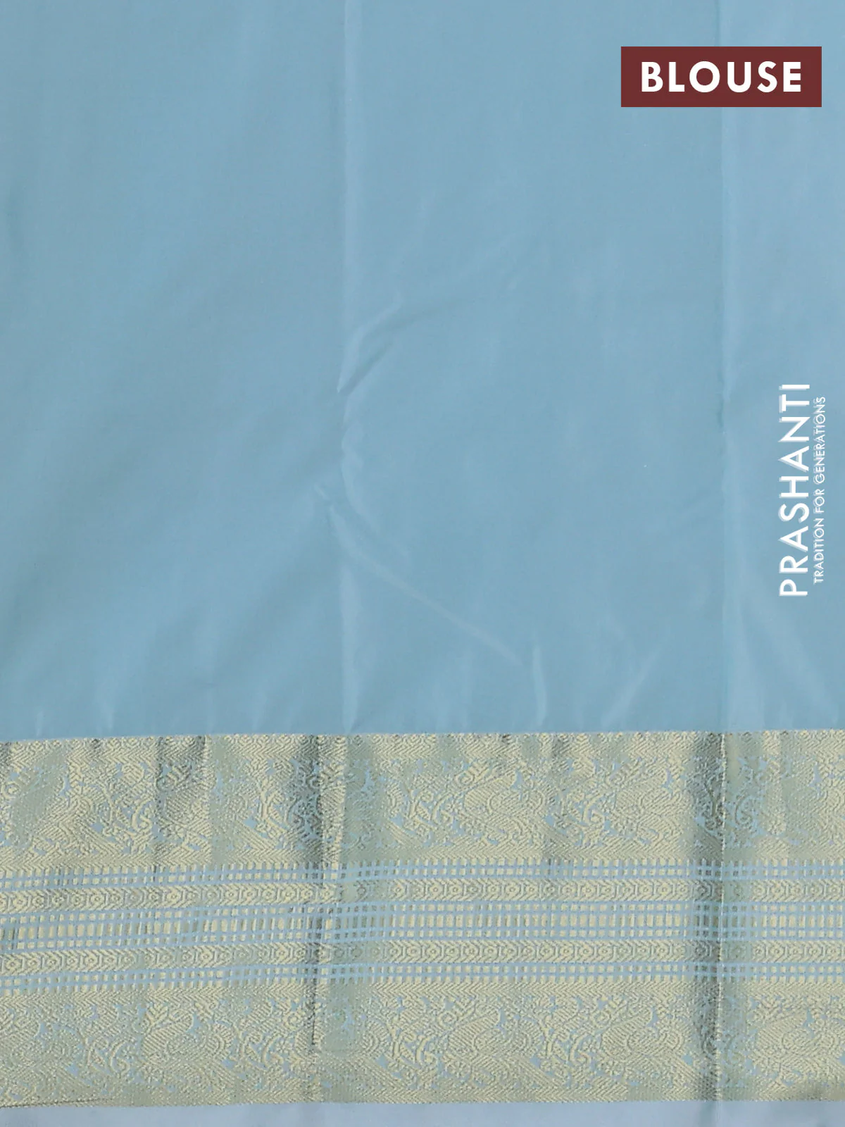 Bangalori silk saree mustard yellow and teal blue with allover zari woven buttas and rich zari woven border - Image 2