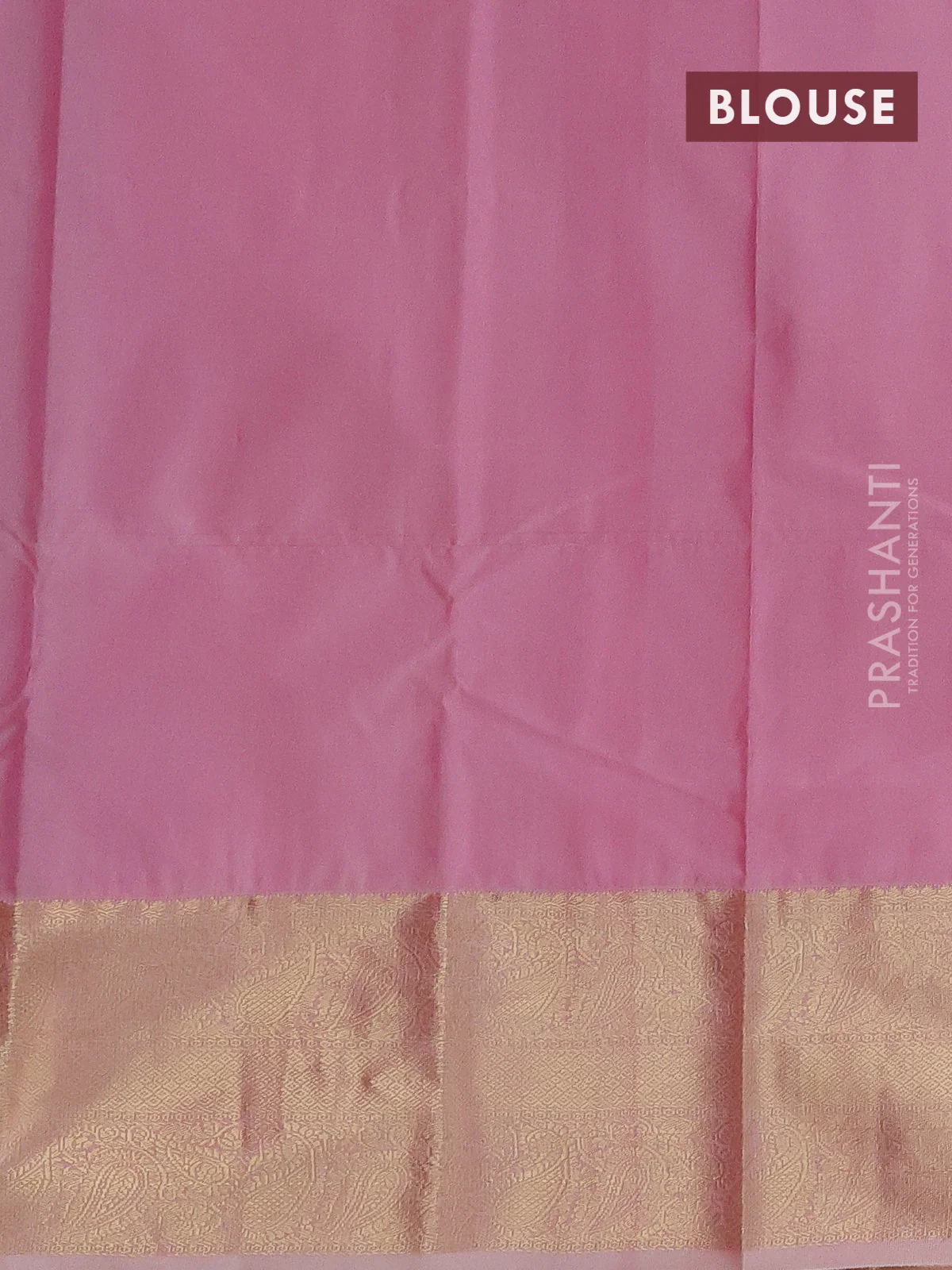 Bangalori silk saree navy blue and pastel peach with zari woven buttas and zari woven border - Image 2