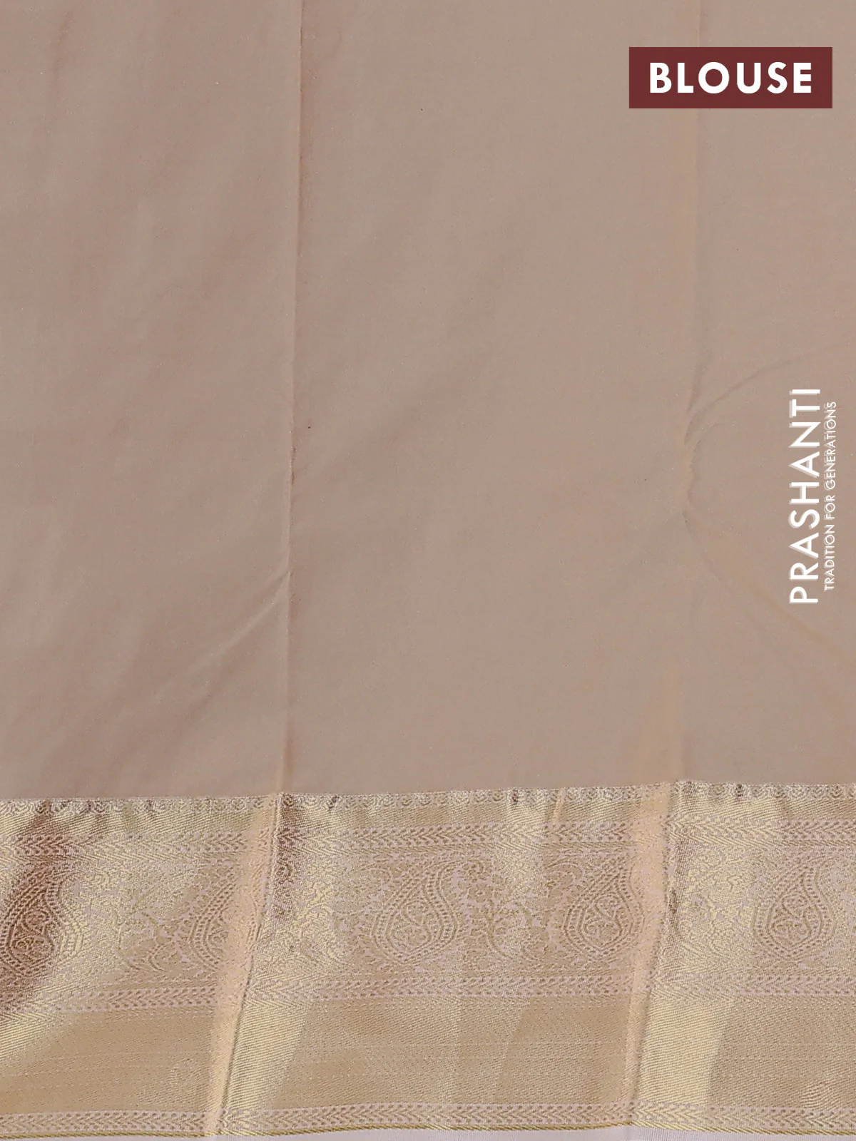 Bangalori silk saree peacock blue and pastel peach with zari woven buttas and zari woven border - Image 2